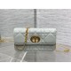 Dior MISS CARO POUCH WITH CHAIN Macrocannage Lambskin High