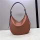 HELOISE CUIR TRIOMPHE BAG IN SUPPLE CALFSKIN Tan High