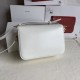 Celine Triomphe Medium Bag Calfskin White High