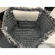 Chanel Shopping Tote Bag Calfskin AS8485 White High