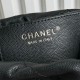 Chanel 22 MINI HANDBAG Shiny Grained Calfskin, Enamel & Gold-Tone Metal Black AS3980 High