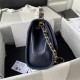 Chanel 22 SMALL HANDBAG Shiny Calfskin & Gold-Tone Metal AS3260 Lake High