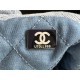 Chanel 22 SMALL HANDBAG Denim & Silver-Tone Metal AS3260 Gradient High