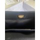 Chanel SMALL BOX BAG Lambskin & Gold Metal Black High