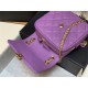 BACKPACK Grained Calfskin & Gold-Tone Metal AS3108 Purple High