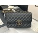 Chanel Flap Bag 57276 Lambskin Black High