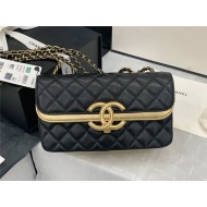 Chanel Small Flap Bag 57275 Lambskin Gold High