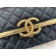 Chanel Small Flap Bag 57275 Lambskin Gold High