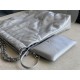 Chanel 22 LARGE HANDBAG Shiny Calfskin & Silver-Tone Metal AS3262 Grey High