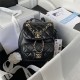 Chanel Duma Backpack 2908 Lambskin Gold-Tone Metal Black A