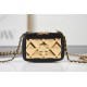 Chanel CLUTCH WITH CHAIN Lambskin & Gold-Tone Metal AP2393 Black High