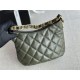 HOBO HANDBAG AS3562 Lambskin & Gold-Tone Metal Green High