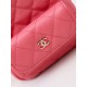 Chanel Mini Backpack Grained Calfskin Gold-Tone Metal AP3753 Rose High