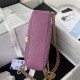 BACKPACK Grained Calfskin & Gold-Tone Metal AS3108 Purple A