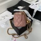 Chanel SMALL VANITY WITH CHAIN Lambskin & Gold-Tone Metal AP1447 Pink A