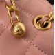 Chanel SMALL VANITY WITH CHAIN Lambskin & Gold-Tone Metal AP1447 Pink A