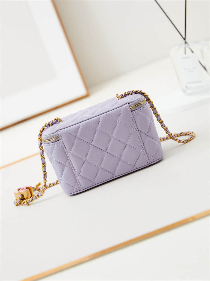 Chanel Vanity with Chain AP3940 Lambskin Lilac High