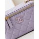 Chanel Vanity with Chain AP3940 Lambskin Lilac High