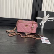 Chanel Vanity with Chain AP4283 Lambskin Pink High