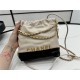 Chanel 22 MINI HANDBAG Patchwork Shiny Calfskin & Gold-Tone Metal AS3980 High