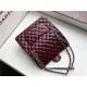 Medium CLASSIC HANDBAG Patent Leather Silver Metal Burgundy A