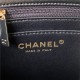 Chanel MINI FLAP BAG With Top Diamond Handle Lambskin & Gold-Tone Metal AS4140 Black A