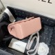 Supermini CLASSIC HANDBAG Lambskin Silver Pink B