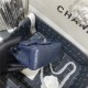 Supermini CLASSIC HANDBAG Lambskin Silver Navy Blue B