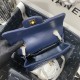 Mini CLASSIC HANDBAG Lambskin Gold Metal Navy B