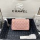 Mini CLASSIC HANDBAG Lambskin Silver Metal Pink B