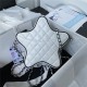 Chanel STAR HANDBAG Lambskin & Pewter-Tone Metal AS4579 White A