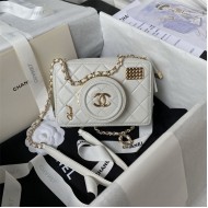 Chanel CAMERA BAG AS4817 Lambskin White A