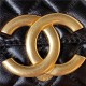 Chanel FLAP PHONE HOLDER WITH CHAIN Shiny Lambskin & Gold-Tone Metal AP3207 Black A