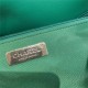 Maxi Chanel 19 Flap Bag Goatskin/Lambskin Green High