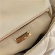 Maxi Chanel 19 Flap Bag Goatskin/Lambskin Beige High