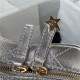 Chanel STAR HANDBAG Metallic Lambskin & Gold-Tone Metal AS4579 Silver A