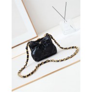 Chanel CLUTCH WITH CHAIN AP4028 Lambskin & Gold-Tone Metal Black A