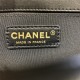 BOY Chanel HANDBAG Lambskin Gold Metal Black A