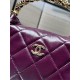 Chanel CLUTCH WITH CHAIN AP4189 Shiny Lambskin & Gold-Tone Metal Burgundy High