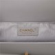 BOY Chanel HANDBAG Chevrons Pattern Lambskin Grey B