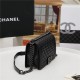 BOY Chanel HANDBAG Lambskin Black B