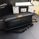 LARGE BOY Chanel HANDBAG Grained Calfskin Black High