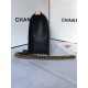 MAXI BOY Chanel HANDBAG Grained Calfskin Black High