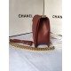 MAXI BOY Chanel HANDBAG Grained Calfskin Burgundy High