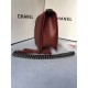 MAXI BOY Chanel HANDBAG Grained Calfskin Burgundy High