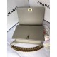 MAXI BOY Chanel HANDBAG Grained Calfskin Gray High