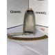 MAXI BOY Chanel HANDBAG Grained Calfskin Gray High