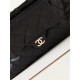 Chanel MAXI HOBO BAG AS4339 Calfskin & Gold-Tone Metal Black High