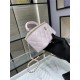 Chanel VANITY WITH CHAIN A68062 Lambskin & Gold-Tone Metal Pink High