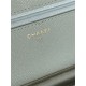 Classic Wallet on Chain AP0250 Grained Calfskin Pale Blue Gold Metal B